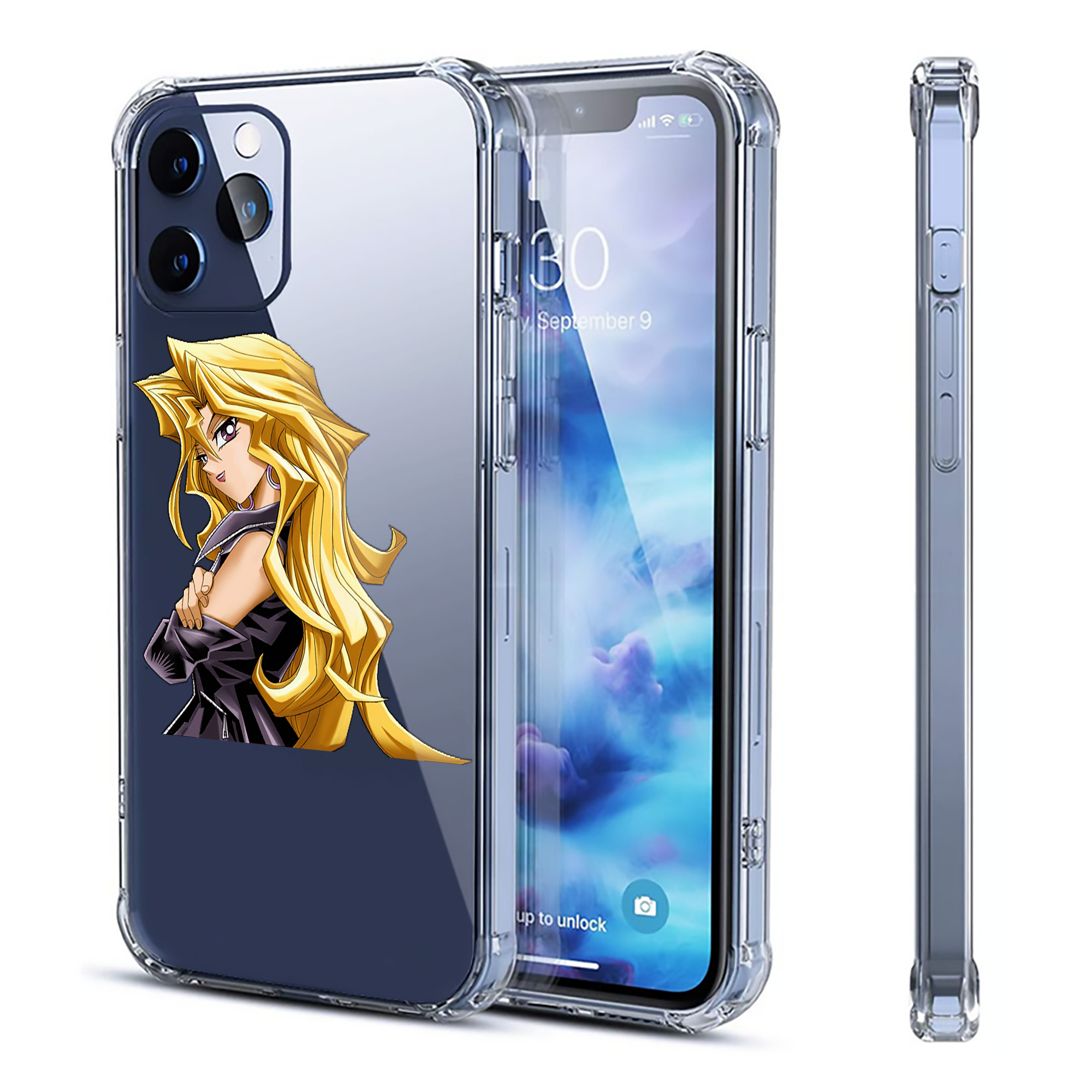 （画像用） Digimon デジタルモンスター/デジモン 【iPhone 12シリーズ対応】透明スマホケース（クリアソフトケース）